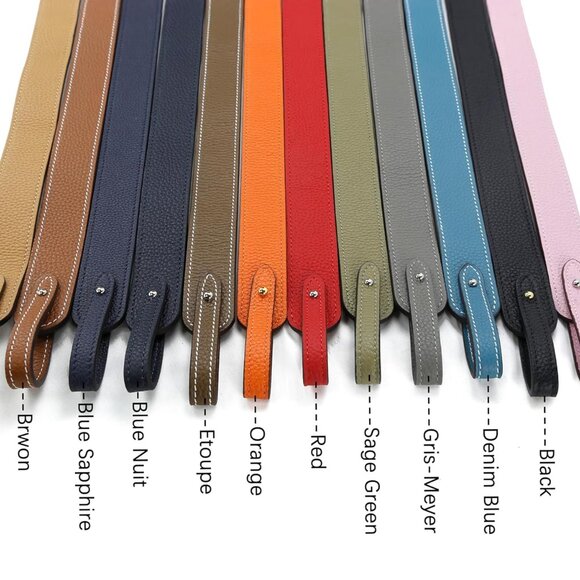 Women’s Etoupe Leather Picotin 18-22 Lock Bag Crossbody Strap with 67cm Length - Picture 7 of 8